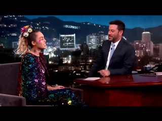 miley cyrus - jimmy kimmel live (2015) big ass