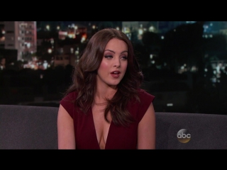 elizabeth gillies - jimmy kimmel live (2015) big ass