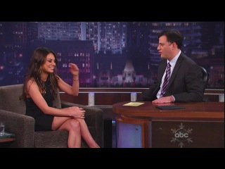 mila kunis - jimmy kimmel live (2010) small tits milf